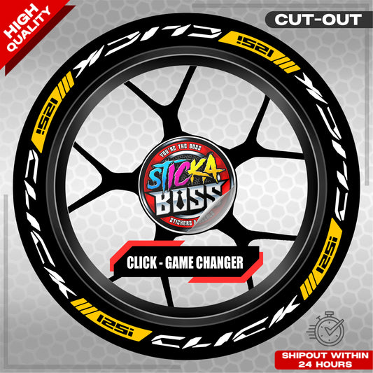 CLICK 125 MAG STICKER SET  ( 2 MAGS ) - GAME CHANGER | VINYL WATERPROOF CUT-OUT DECALS