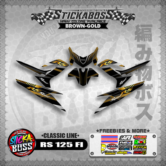 RS 125 FI DECALS ( CLASSIC LINE)【WITH FREEBIES】