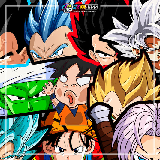 DRAGON BALL Z | ANIME PEEKER STICKER【VINYL PRINTED】( LAMINATED / WATERPROOF )