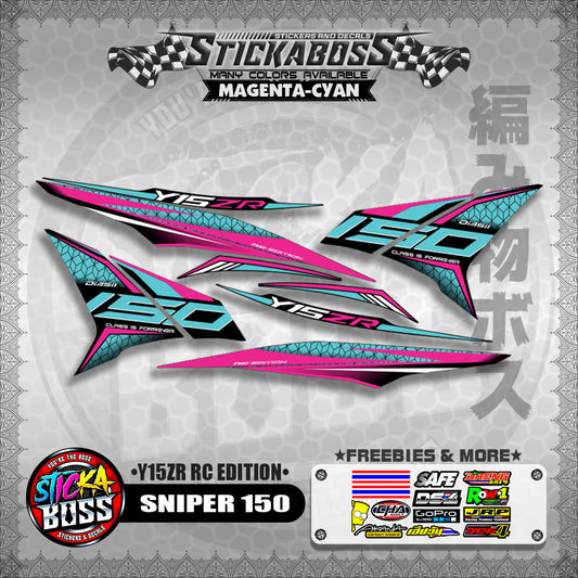 SNIPER 150 STICKER DECALS ( Y15ZR RC EDITION )【WITH FREEBIES】