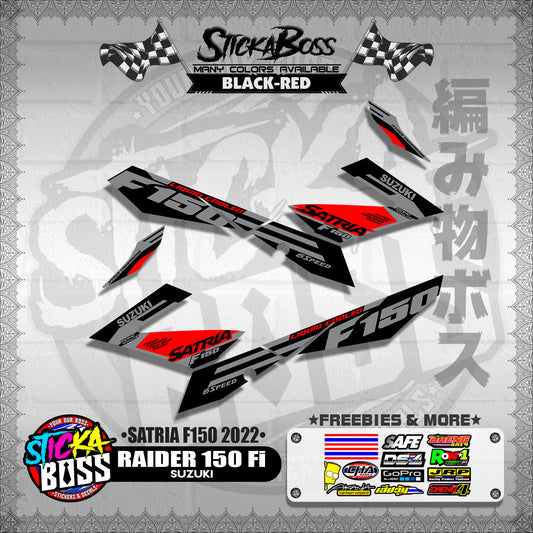 RAIDER 150 Fi DECALS ( SATRIA F150 2022  )【WITH FREEBIES】