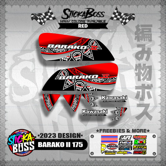 BARAKO ll 175 DECALS ( 2023 DESIGN )【WITH FREEBIES】