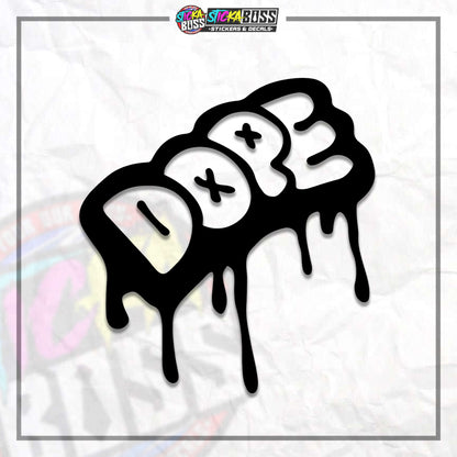 DOPE | VINYL CUT-OUT STICKER   ( ANIME VINYL STICKER DECALS )【Stickaboss】