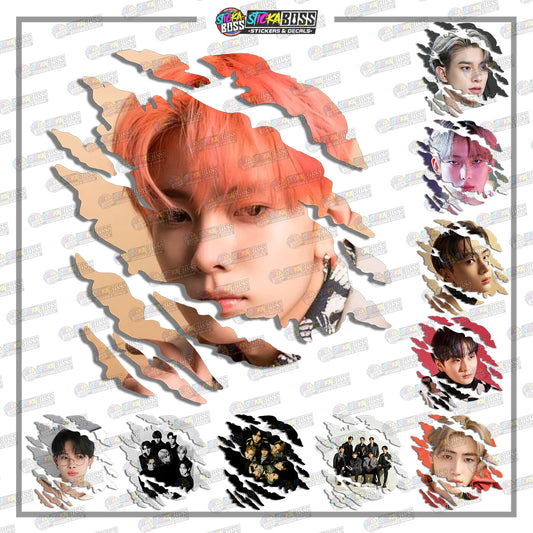 ENHYPEN | SCRATCH STICKER【VINYL PRINTED】( LAMINATED / WATERPROOF )【Stickaboss】