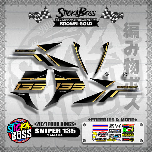 SNIPER 135 DECALS ( 2021 FOUR KINGS )【WITH FREEBIES】