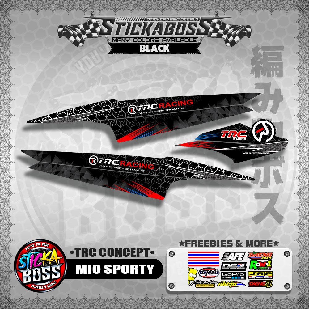 MIO SPORTY STICKER DECALS ( TRC CONCEPT )【WITH FREEBIES】