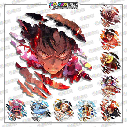 ONE PIECE PART 1 | ANIME SCRATCH STICKER【VINYL PRINTED】( LAMINATED / WATERPROOF )【Stickaboss】