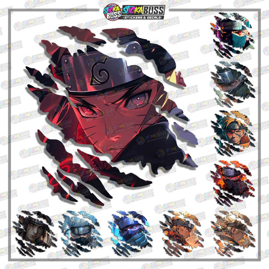 NARUTO PART 1 | ANIME SCRATCH STICKER【VINYL PRINTED】( LAMINATED / WATERPROOF )【Stickaboss】