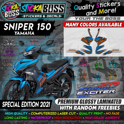 SNIPER 150 Stock Decals ( Special Edition 2021 ) [ MALAYSIAN CONCEPT / EXCITER 150 / Y15ZR ]