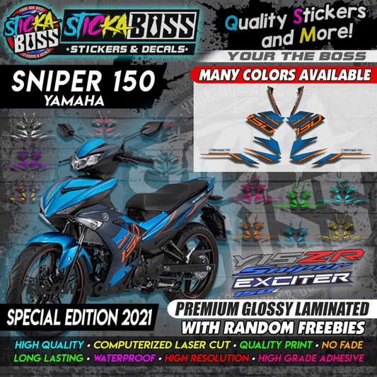 SNIPER 150 Stock Decals ( Special Edition 2021 ) [ MALAYSIAN CONCEPT / EXCITER 150 / Y15ZR ]