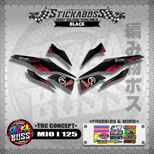 MIO I 125 STICKER DECALS ( TRC CONCEPT )【WITH FREEBIES】