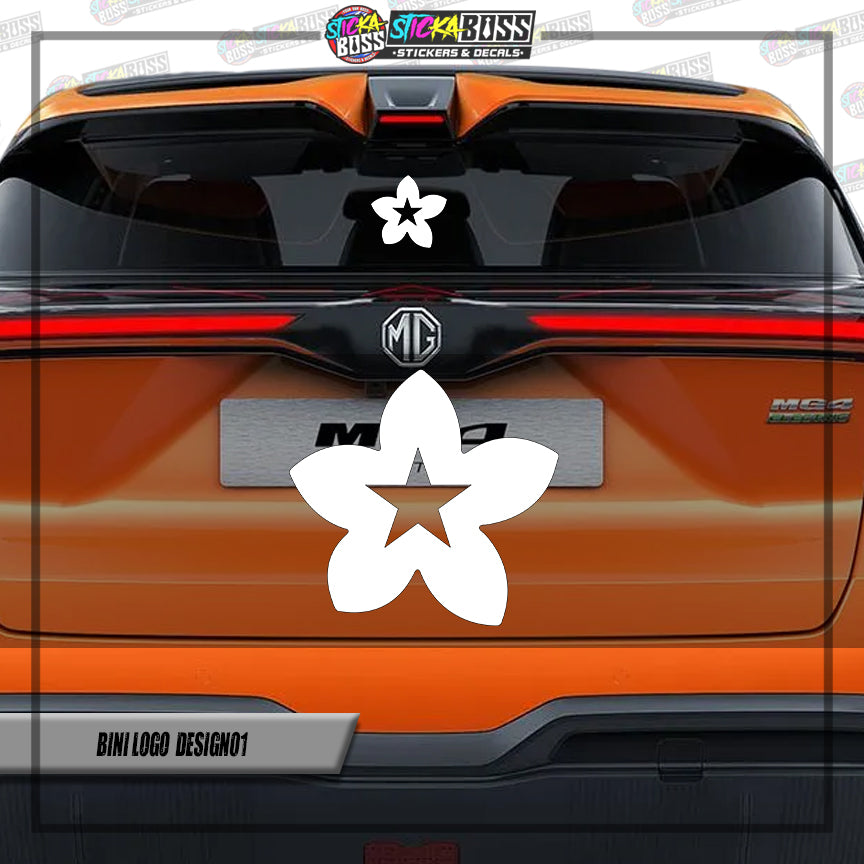 BINI LOGO DESIGN001  ( VINYL CUT-OUT STICKER DECALS )【Stickaboss】