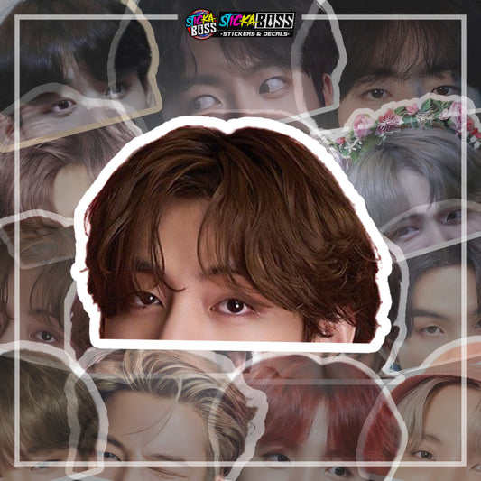 BTS |PEEKER STICKER【VINYL PRINTED】( LAMINATED / WATERPROOF )