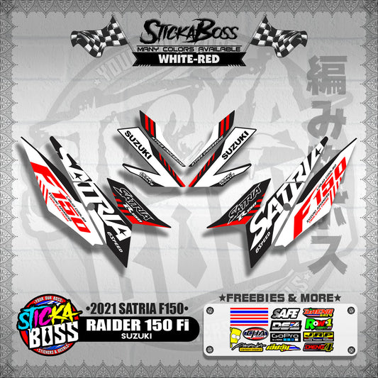 RAIDER 150 Fi DECALS ( 2021 SATRIA F150 )【WITH FREEBIES】