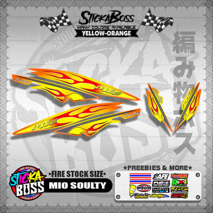 MIO SOULTY DECALS ( FIRE STOCK SIZE )【WITH FREEBIES】