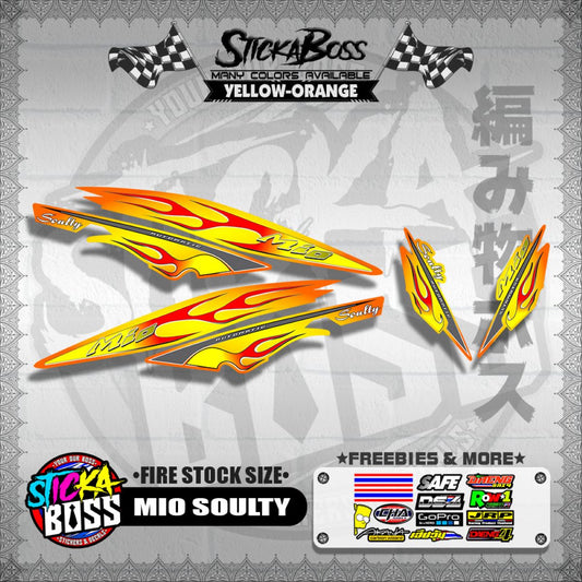 MIO SOULTY DECALS ( FIRE STOCK SIZE )【WITH FREEBIES】