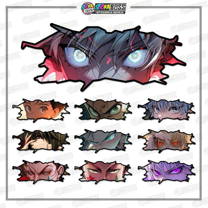 HUNTER X HUNTER | CRACK PEEKERS  ( ANIME VINYL STICKER DECALS )【Stickaboss】