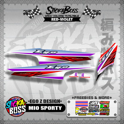 MIO SPORTY DECALS ( EGO Z DESIGN )【WITH FREEBIES】