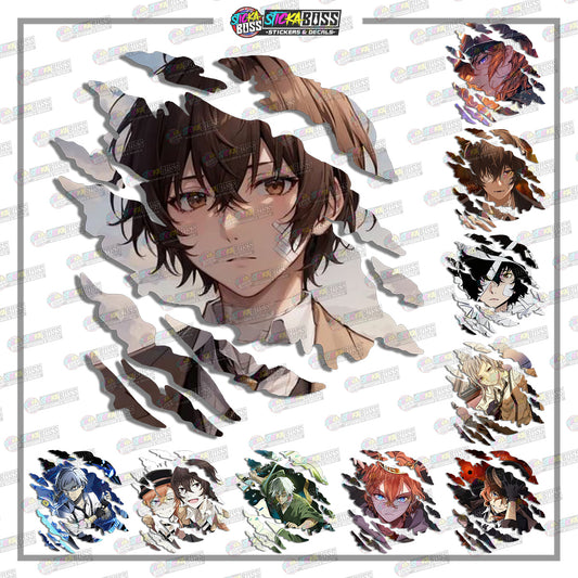 BONGOU STRAY DOGS | ANIME SCRATCH STICKER【VINYL PRINTED】( LAMINATED / WATERPROOF )【Stickaboss】 (Copy)
