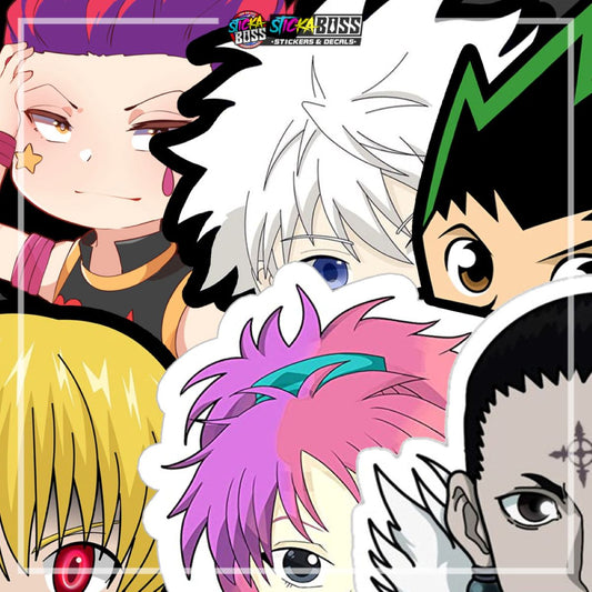 HUNTER X HUNTER | ANIME PEEKER STICKER【VINYL PRINTED】( LAMINATED / WATERPROOF )