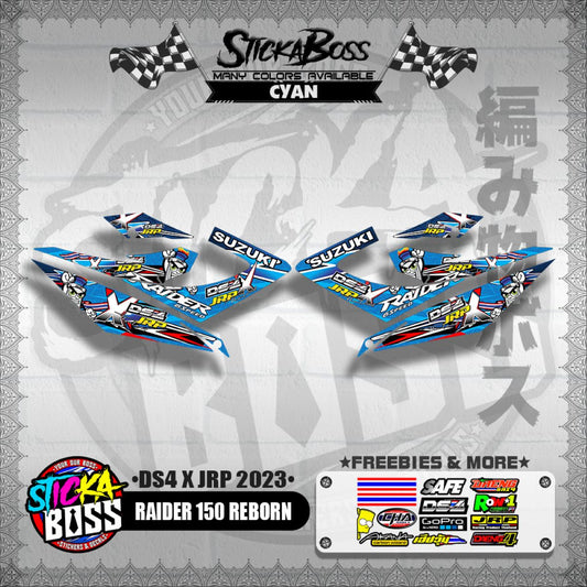 RAIDER 150 REBORN DECALS ( DS4 X JRP 2023 )【WITH FREEBIES】