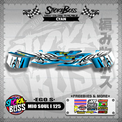 MIO SOUL I 125 DECALS ( EGO S )【WITH FREEBIES】