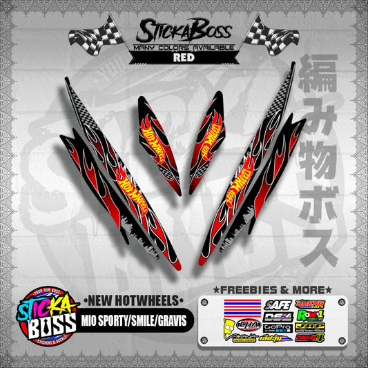 MIO SPORTY / SMILE / GRAVIS DECALS ( NEW HOTWHEELS )