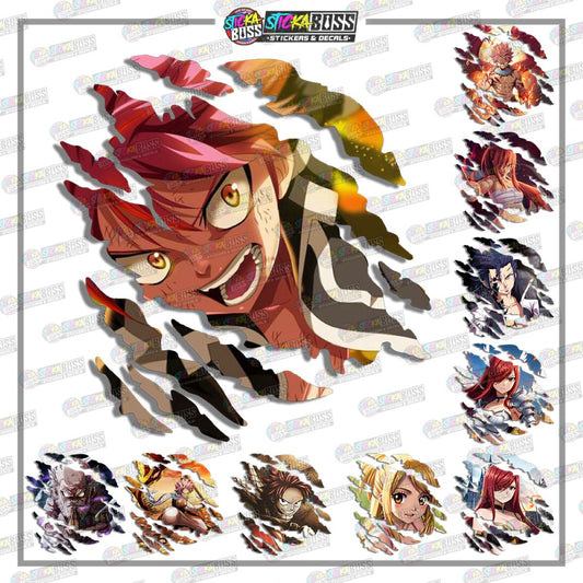 FAIRYTAIL | ANIME SCRATCH STICKER【VINYL PRINTED】( LAMINATED / WATERPROOF )【Stickaboss】