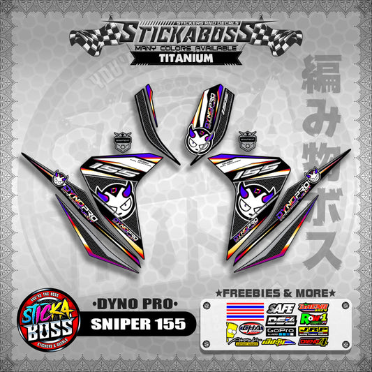 SNIPER 155 STICKER DECALS ( DYNO PRO )【WITH FREEBIES】