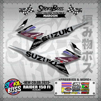 RAIDER 150 Fi DECALS ( NEW COLOR 2023 )【WITH FREEBIES】