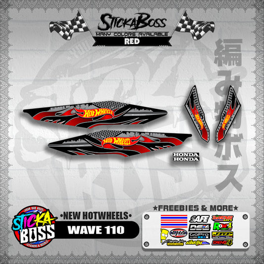 WAVE 110 DECALS ( NEW HOTWHEELS)【WITH FREEBIES】