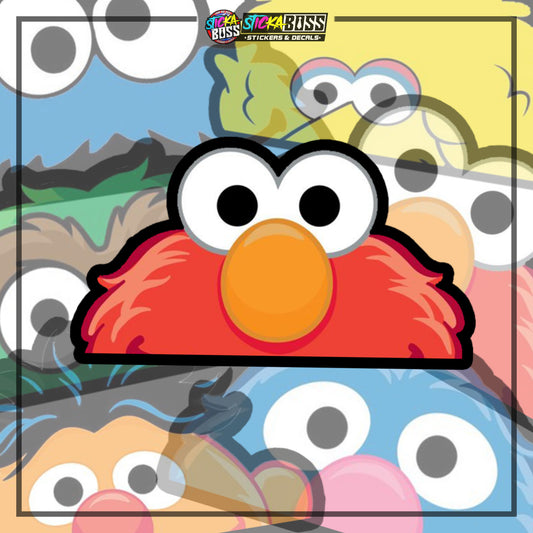 SESAME STREET |PEEKER STICKER【VINYL PRINTED】( LAMINATED / WATERPROOF )