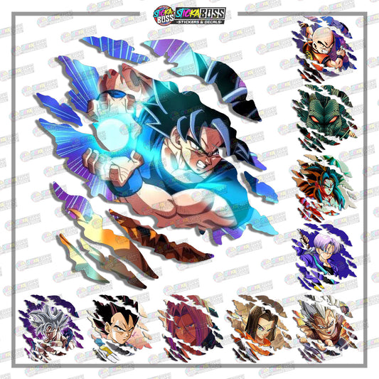 DRAGON BALL | ANIME SCRATCH STICKER【VINYL PRINTED】( LAMINATED / WATERPROOF )【Stickaboss】