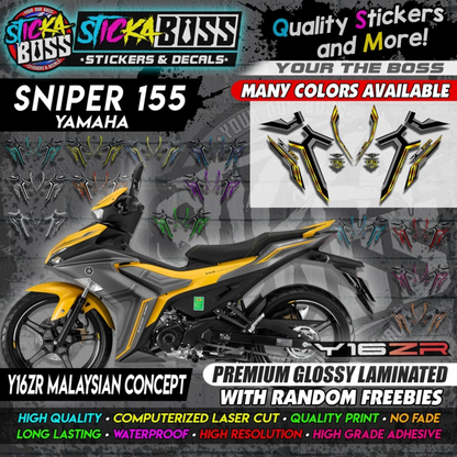SNIPER 155 STOCK DECALS 【 Y16ZR MALAYSIAN CONCEPT 】