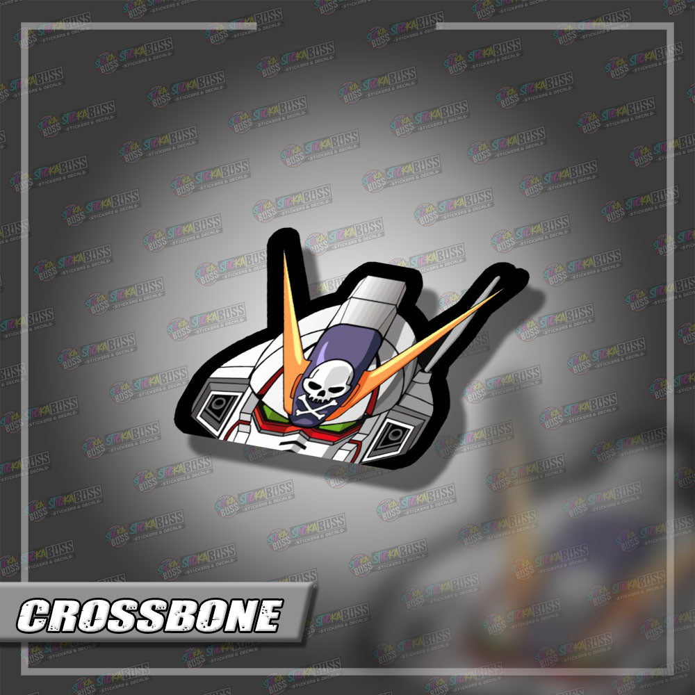 GUNDAM | ANIME PEEKER STICKER【VINYL PRINTED】( LAMINATED / WATERPROOF )