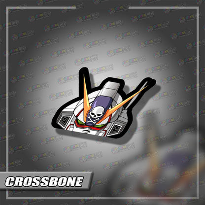 GUNDAM | ANIME PEEKER STICKER【VINYL PRINTED】( LAMINATED / WATERPROOF )
