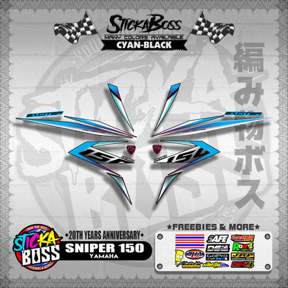 SNIPER 150 DECALS ( 20TH YEARS ANNIVERSARY )【WITH FREEBIES】