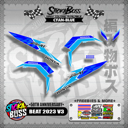 BEAT 2023 V3 DECALS ( 50TH ANNIVERSARY )【WITH FREEBIES】