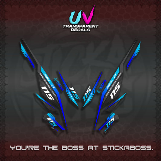 【PREMIUM UV PRINT】TRANSPARENT MIO SOUL I 115 GT INDO DECALS(0002 DESIGN)STICKER DECALS By STICKABOSS