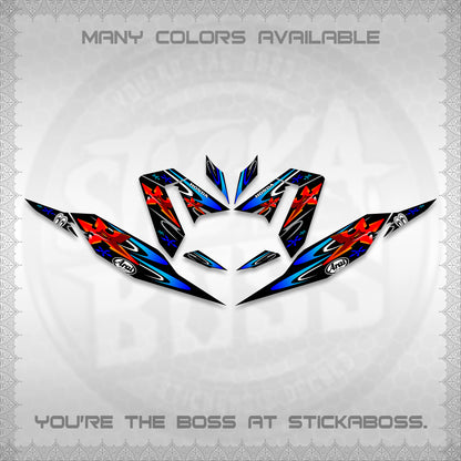 CLICK 125 V4 DECALS (2026 ARAI STAR RACING DESIGN) STICKER DECALS By STICKABOSS