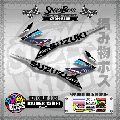 RAIDER 150 Fi DECALS ( NEW COLOR 2023 )【WITH FREEBIES】