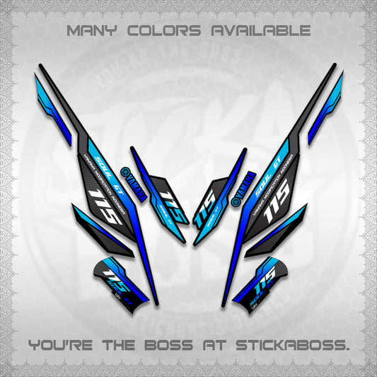 MIO SOUL I 115 GT INDO DECALS (0002 DESIGN)STICKER DECALS By STICKABOSS