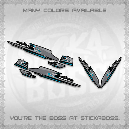 NMAX V1 THAI-INDO DECALS (THMI 02 DESIGN)STICKER DECALS By STICKABOSS