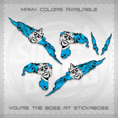 CLICK V3 DECALS (SOLO STATUE OF GOD DESIGN)STICKER DECALS By STICKABOSS
