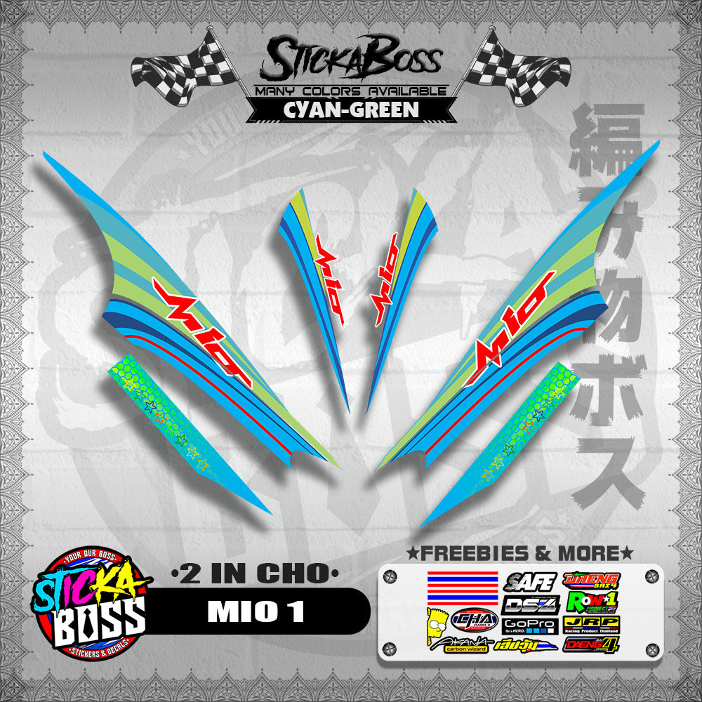 MIO 1 DECALS ( 2 IN CHO )【WITH FREEBIES】