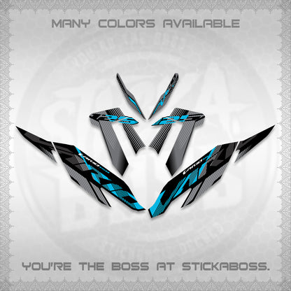 CLICK 125 V4 MALAYSIAN VARIO DECALS (2020 DESIGN) STICKER DECALS By STICKABOSS