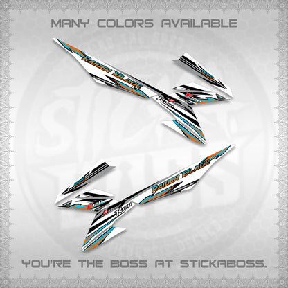 RAIDER BLADE 150 FOR WHITE DECAL(2026 NEW SHARP)STICKER DECALS By STICKABOSS