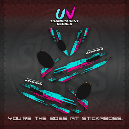 AEROX V2 DECAL(STUFF TOY 2 TONE)STICKER DECALS By STICKABOSS