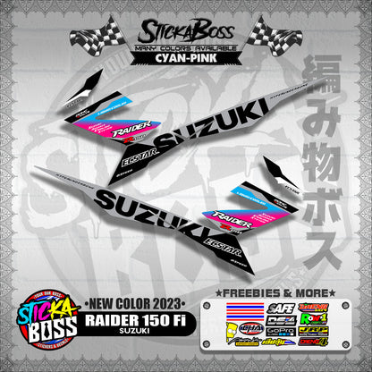 RAIDER 150 Fi DECALS ( NEW COLOR 2023 )【WITH FREEBIES】