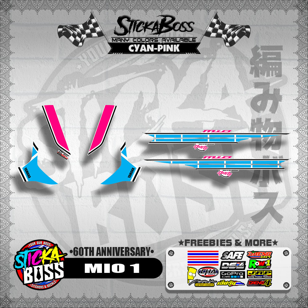 MIO 1 DECALS ( 60TH ANNIVERSARY )【WITH FREEBIES】